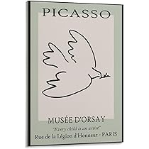 Amazon.co.jp: ピカソ 平和の鳩 ポスター 印刷 ポスター クール